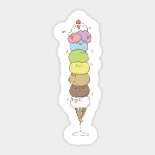 Ice cream sandwich Sticker